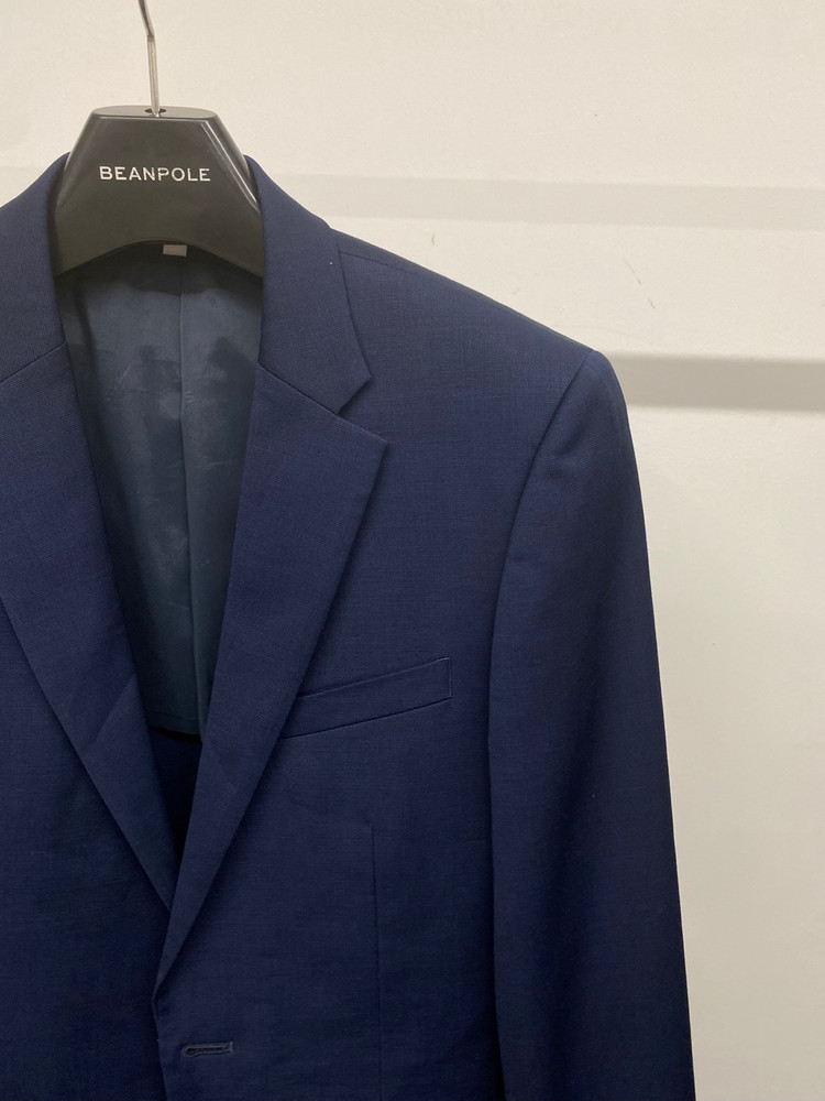 (95,30) 지이크 네이비 모 혼방 정장 세트 수트 셋업 이미지