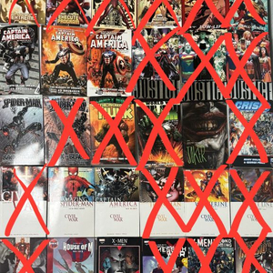 마블, DC 코믹스 만화책 43권 팝니다(50% 할인)