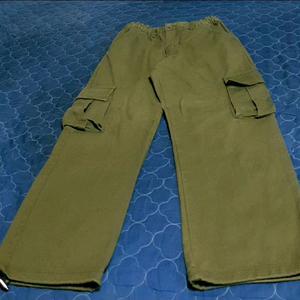 제멋샵 와이드 카고팬츠 카키 (32)