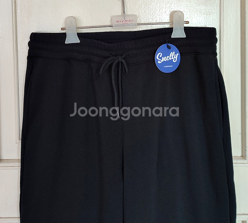 남성기모팬츠34 조거바지 블랙 겨울트레이닝복 새상품--2