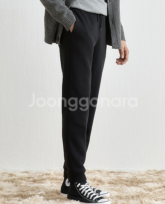 남성기모팬츠34 조거바지 블랙 겨울트레이닝복 새상품--7