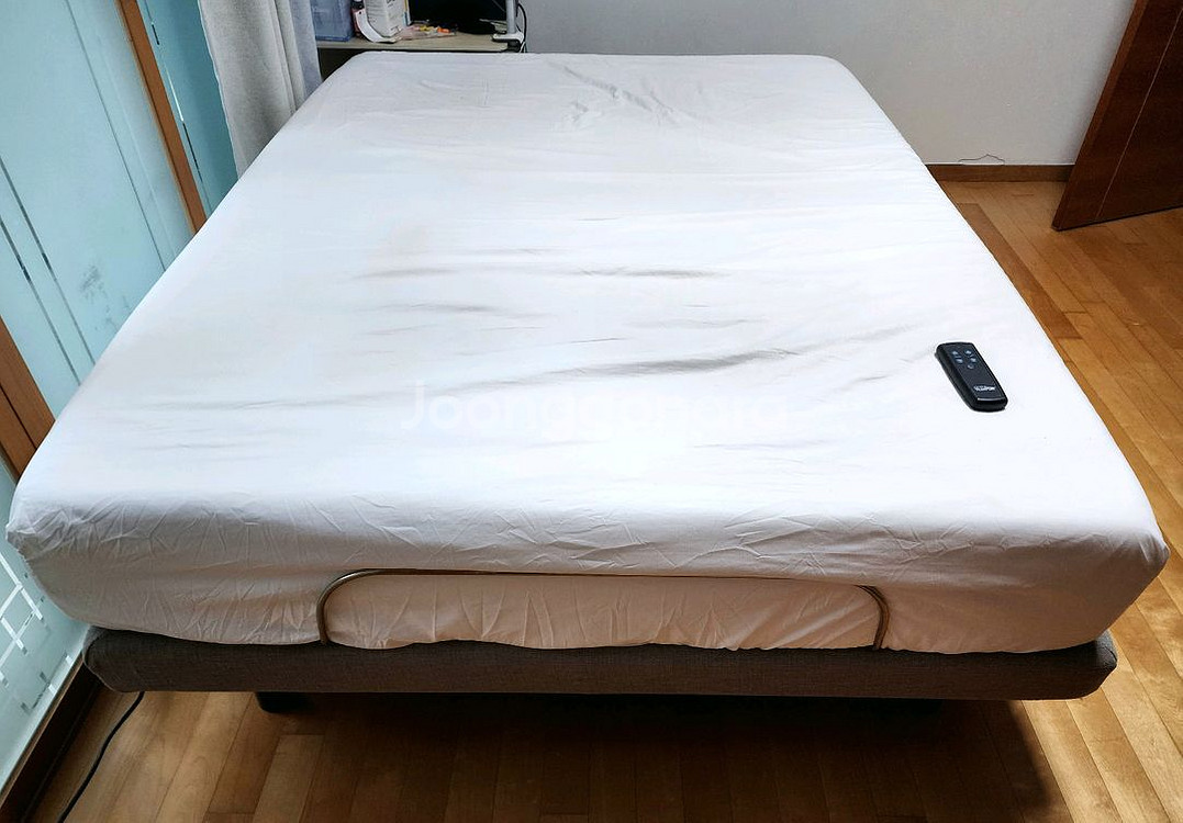 템퍼 모션베드 프레임 매트리스 일체 퀸 사이즈--1