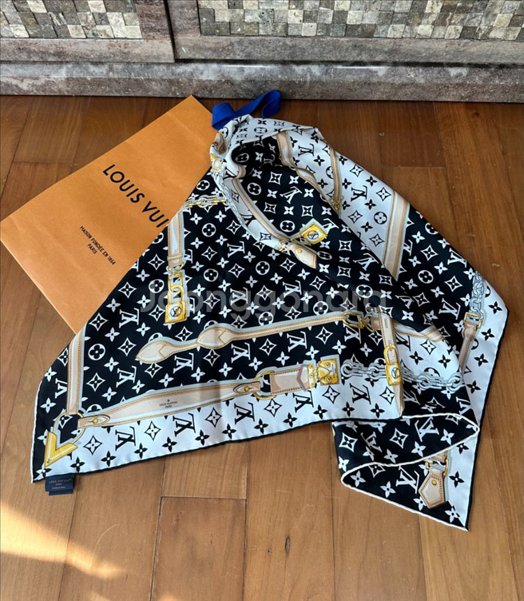 루이비통 모노그램 컨피덴셜 스카프 90 까레--4