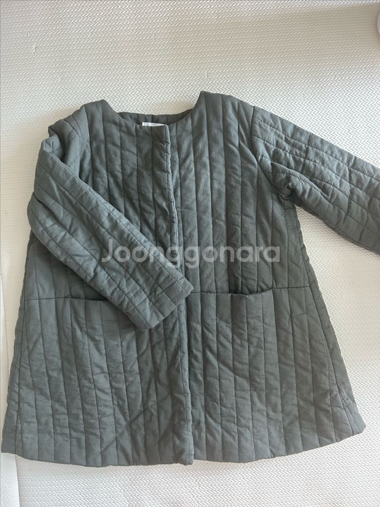 라이크봄 퀼팅자켓 M 동그라미마켓 퀼팅롱자켓 L--4