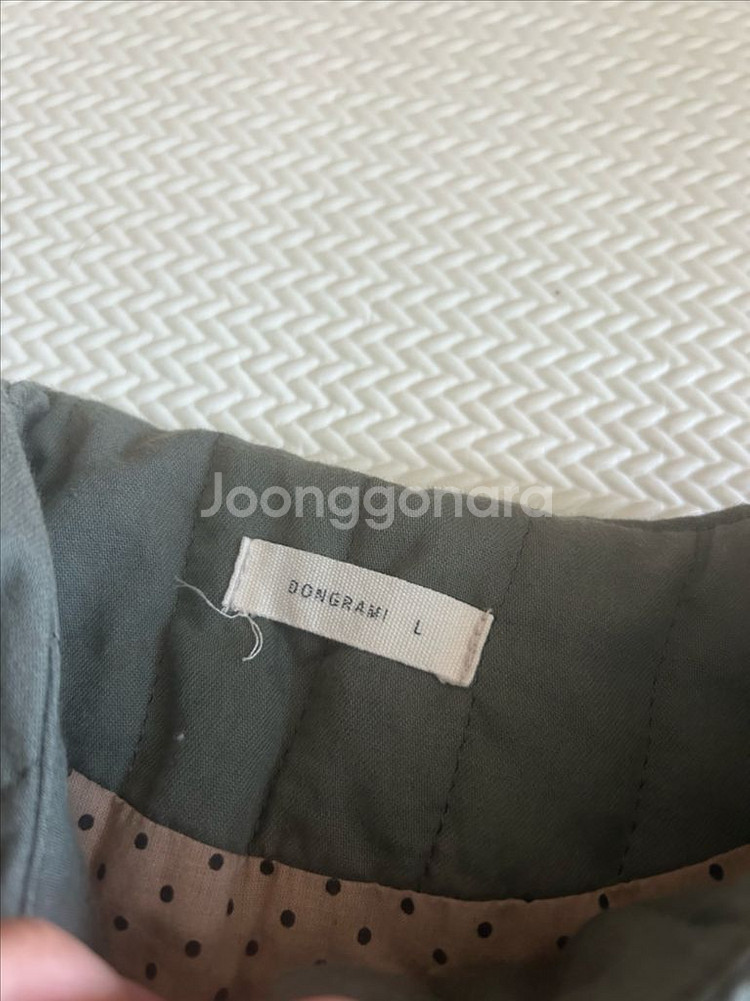 라이크봄 퀼팅자켓 M 동그라미마켓 퀼팅롱자켓 L--5