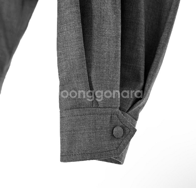 [38] 미우미우 여성 그리자이유 패치 크롭 블루종 자켓 슬레이트 그레이--5