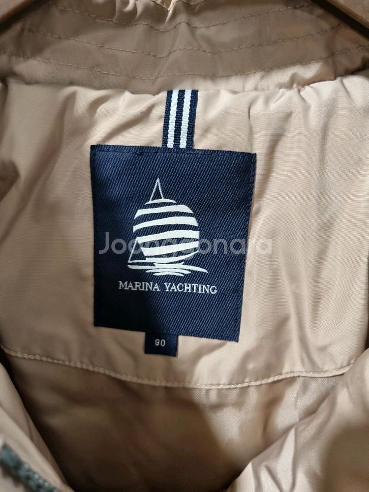 마리나요팅 핑크 폭스퍼 구스 패딩 점퍼--3