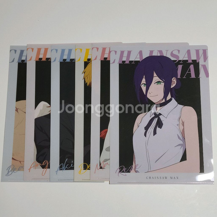 체인소맨 레제편 극장판 한정 A4 클리어파일 세트--0