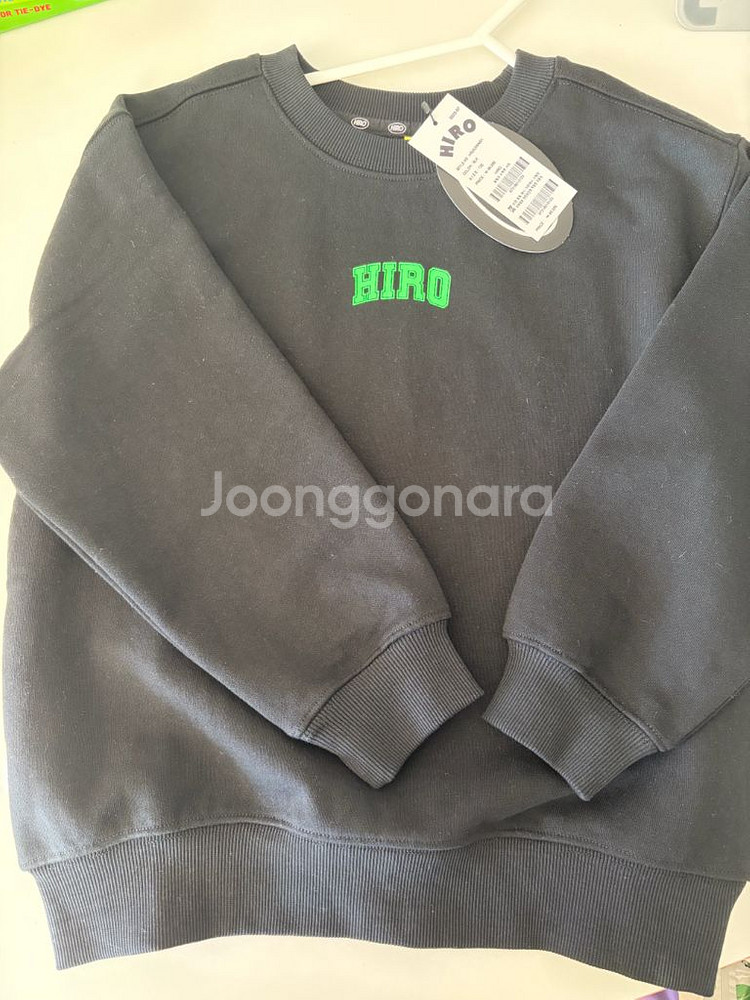 히로 HIRO 로고 맨투맨 블랭크 스웨트 새상품 130--5