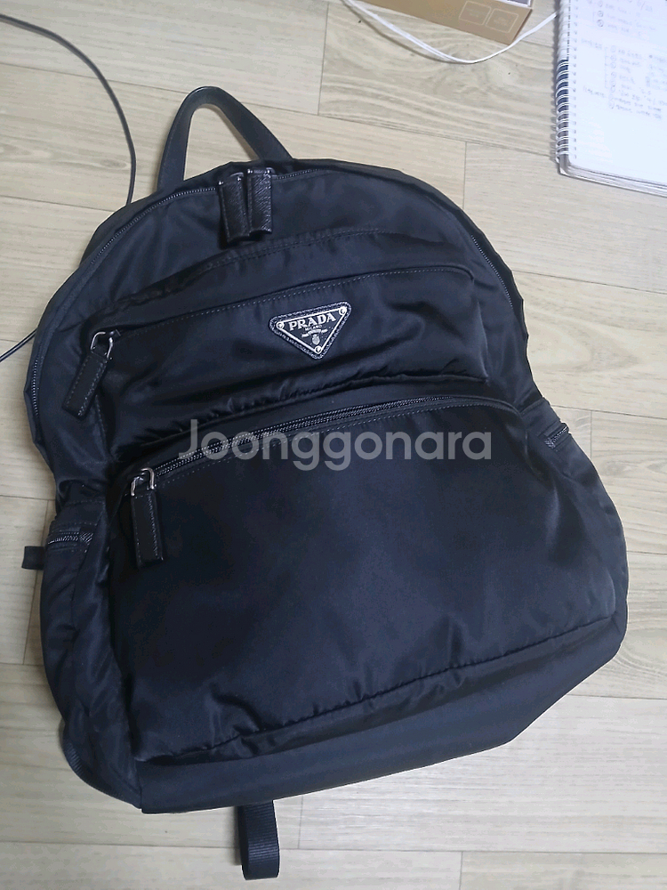 프라다 나일론 백팩--0