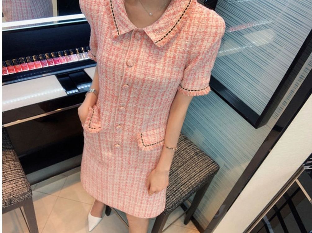 로즈팩토리 펄 트위드 드레스 로즈니 아네로즈 원피스 로아르--5