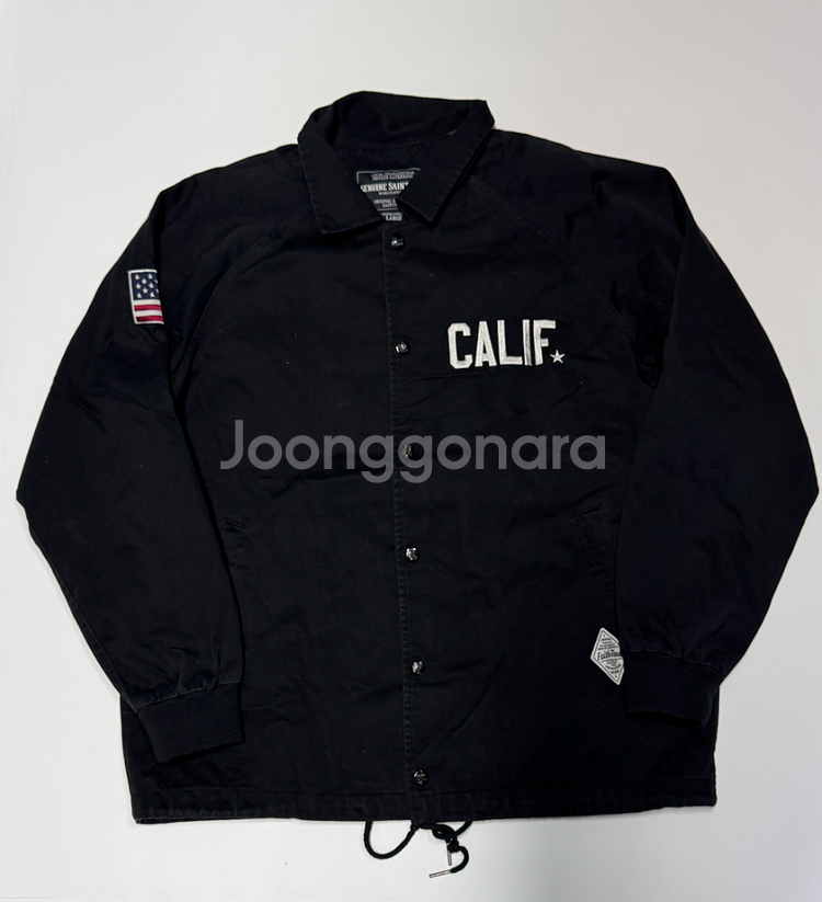 세인트페인 성조기 뒷 프린팅 코치 자켓 L--1