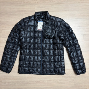 몽벨 플라즈마 EX1000 경량 다운 패딩 블랙 L 새