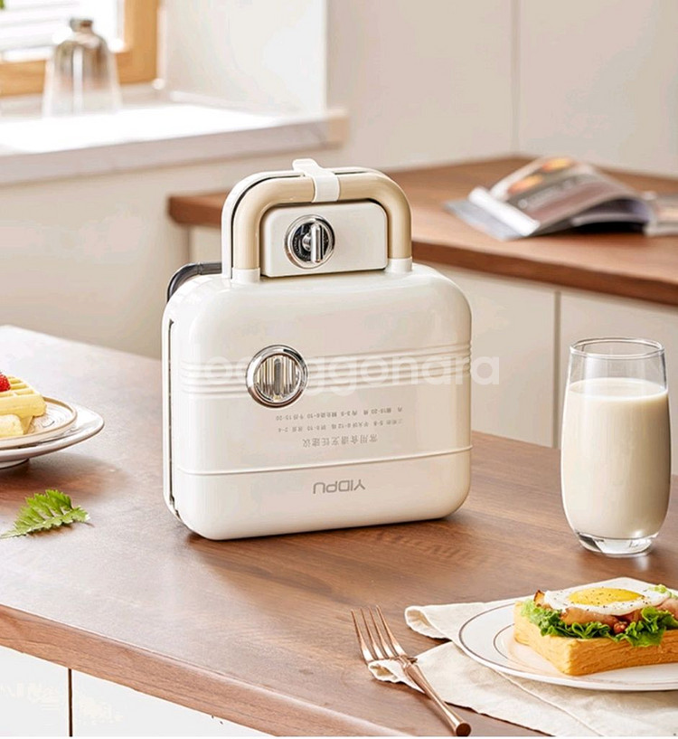 YIDPU 샌드위치 & 와플 메이커(한번 사용/새것 컨--0