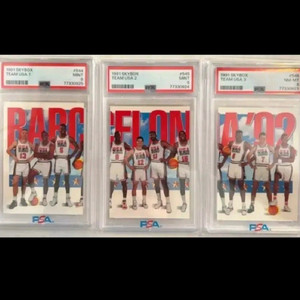 psa 1992 미국 농구 드림팀 카드 세트 조던 매직 말론