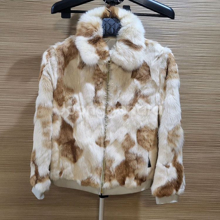 삼아모피 양가죽 렉스 모피 점퍼 F. 진도모피,밍크,--0
