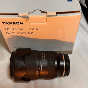 탐론28-75mm F/2.8 G2 소니 FE 마운트 렌즈 / 이빨치료 / 2875 G2