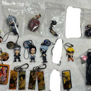 나루토 고전 키링 스트랩 13종 일괄 방울 스윙 사스케 데이다라 야마토 카카시 이타치