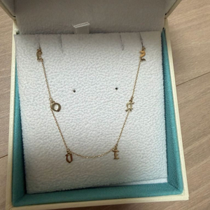 10k 이니셜 목걸이