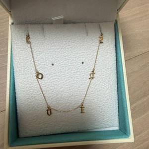 10k 이니셜 목걸이