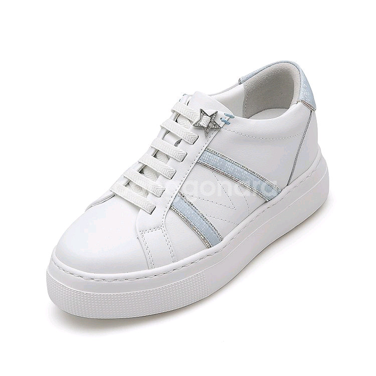 (새상품) 미소페 정품 여성 고가라인 소가죽 키높이 스니커즈--0