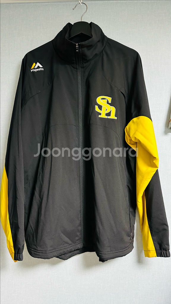 [2XL]마제스틱 NPB소프트뱅크 호크스 춘추 점퍼(새상품)--0