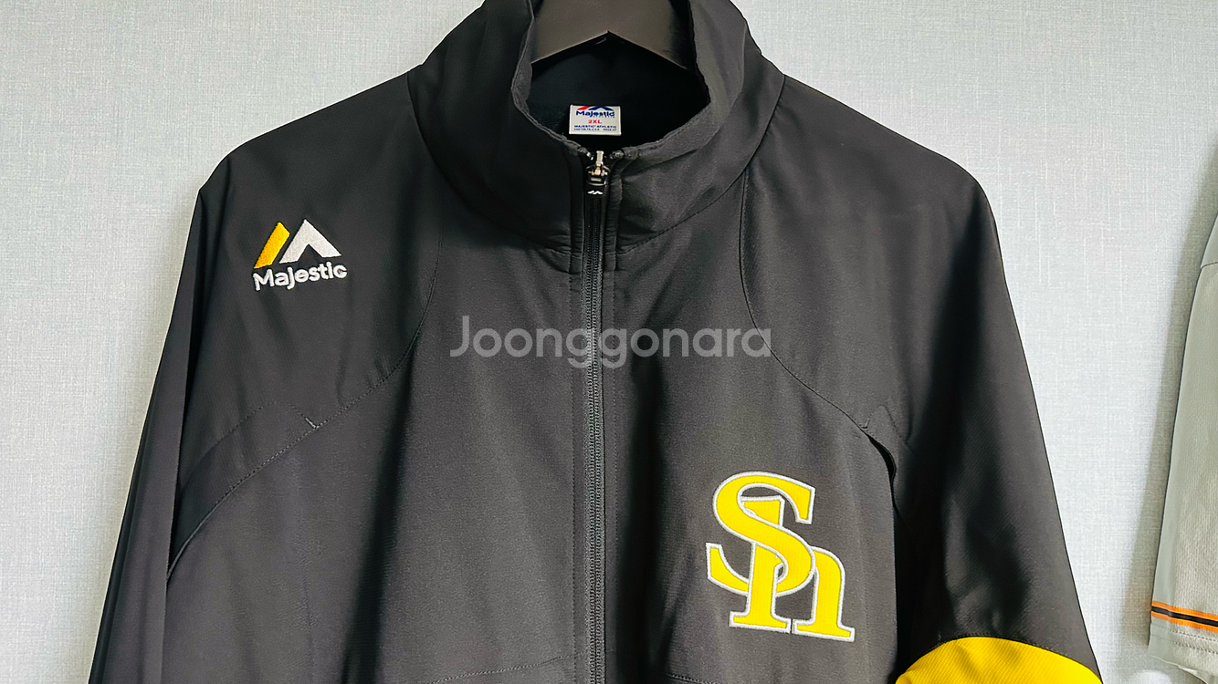[2XL]마제스틱 NPB소프트뱅크 호크스 춘추 점퍼(새상품)--2