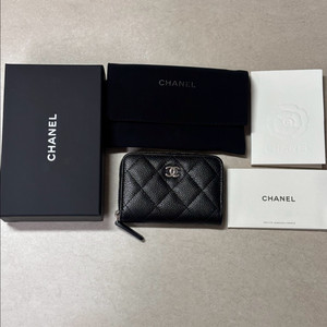 샤넬 클래식 동전지갑 은장(정품, 새상품)
