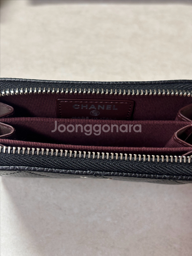샤넬 클래식 동전지갑 은장(정품, 새상품)--4