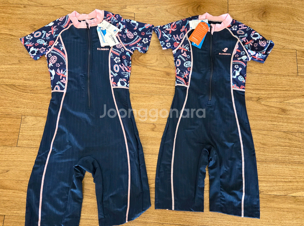 엘린보아 여아 수영복 75,80사이즈--1