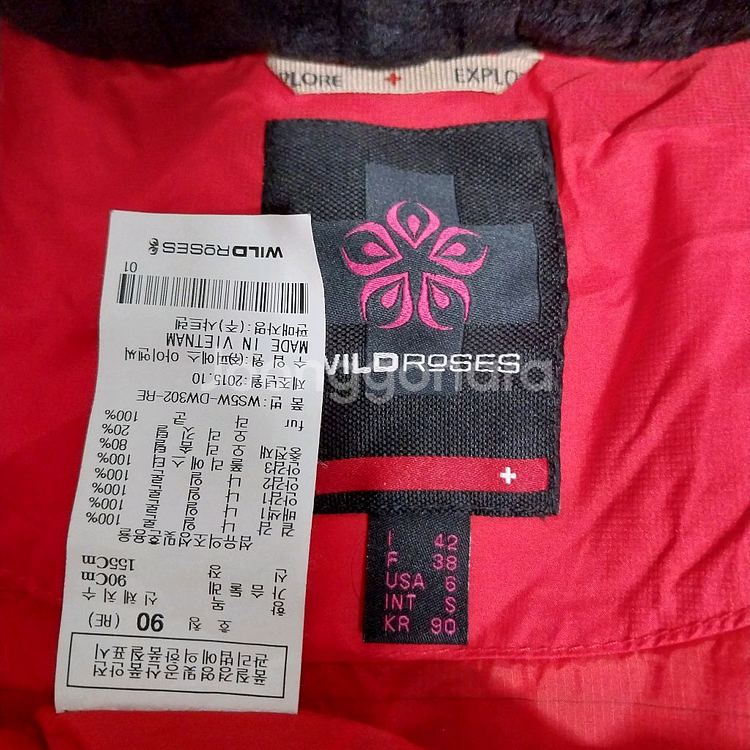 와일드로즈 오리털 패딩 여성95--1