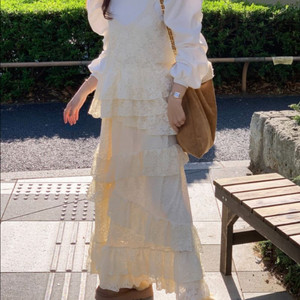 바이씨니 레이스 치마 아이