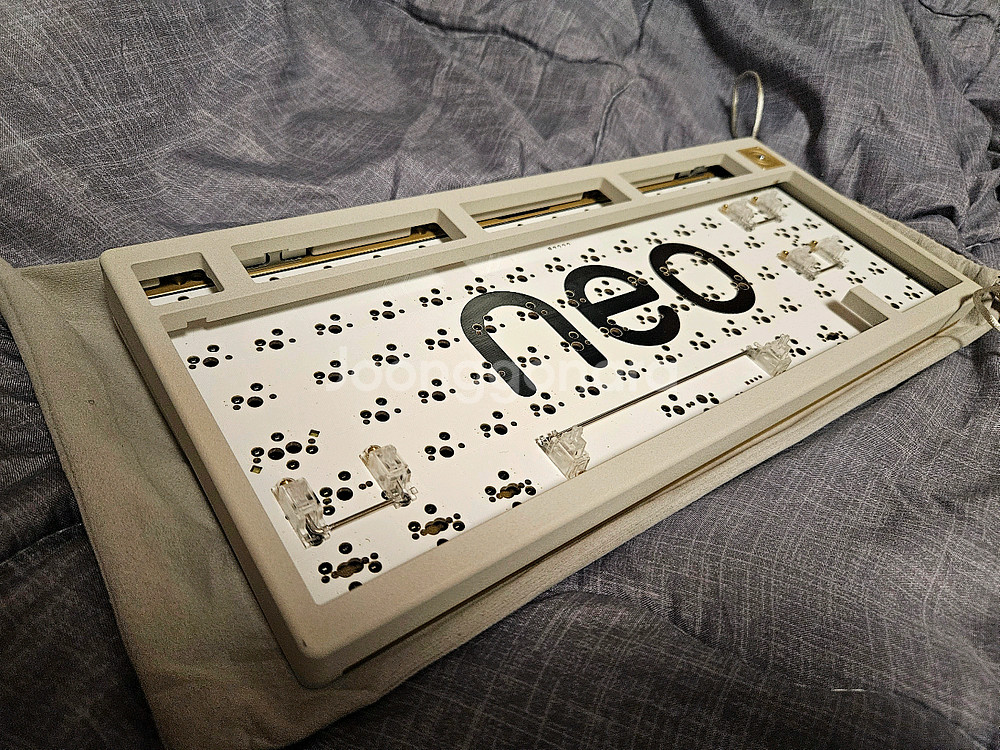 Neo75cu 레트로화이트 키보드--3