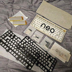 Neo75cu 레트로화이트 키보드