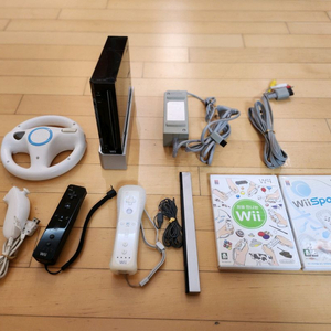 닌텐도 위 국내정발 Wii 블랙 게임기와 게임들 일괄 정리
