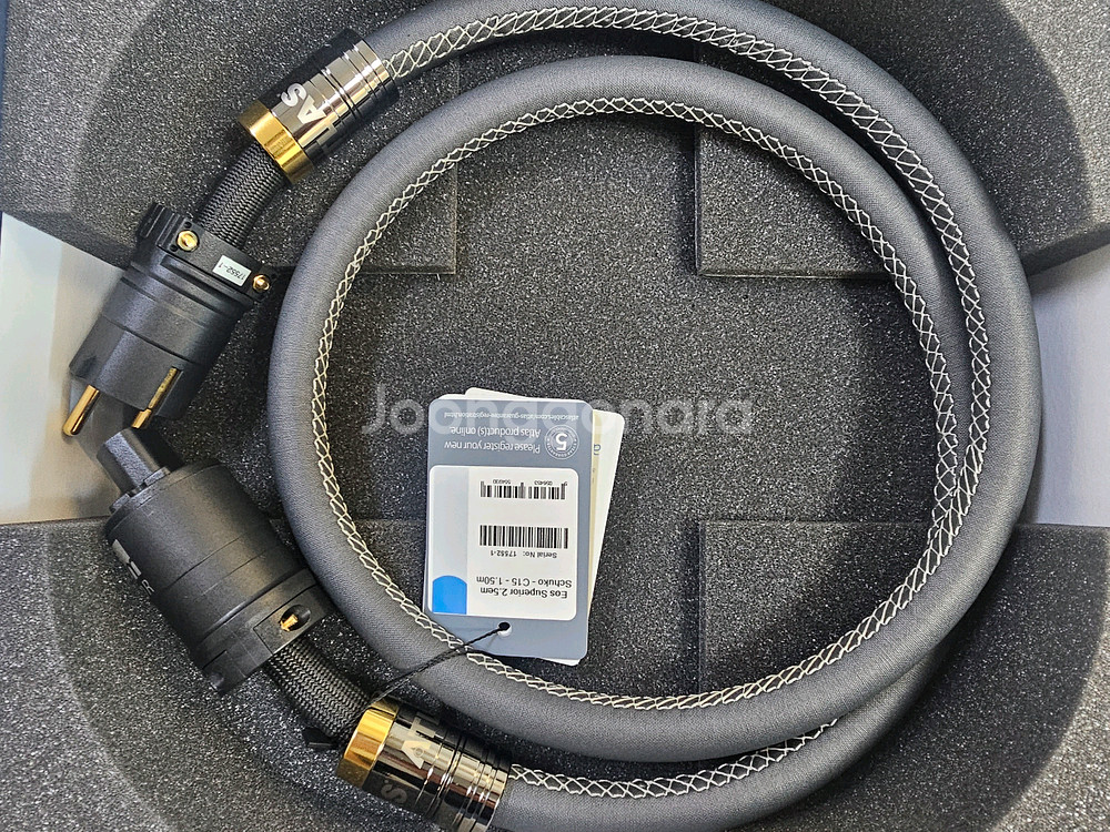 오디오 케이블, 아틀라스케이블 Eos4.0em Superior 최상급 파워케이블 팝니다.--2