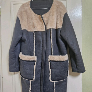 여성 무스탕 코트(택포)