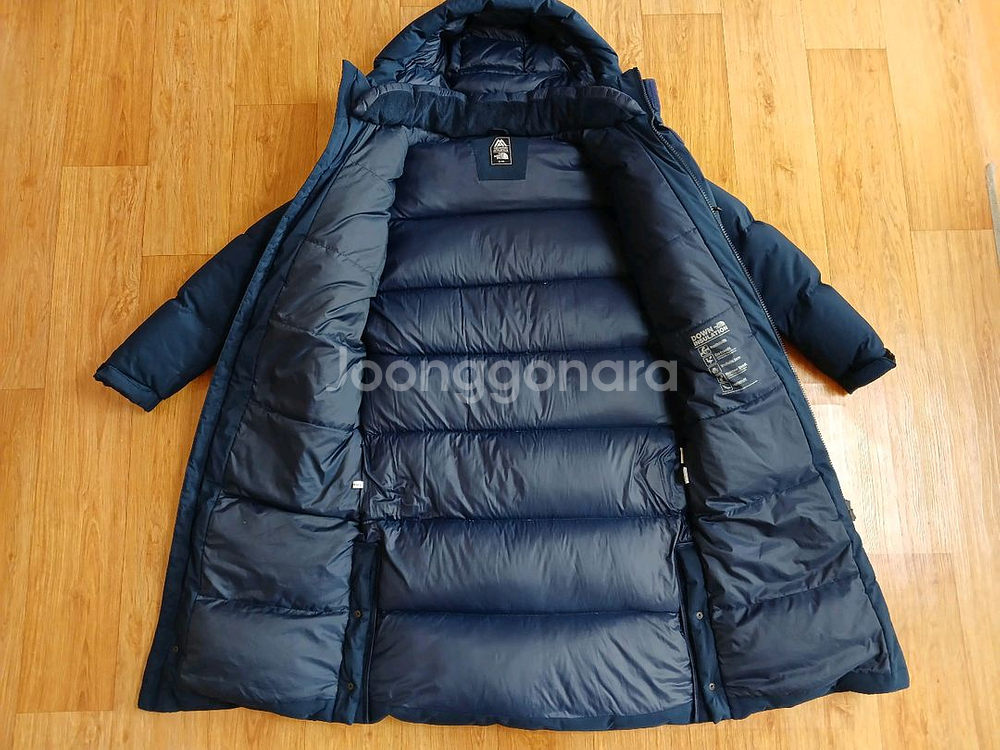 노스페이스(정품) 남성 NC1DI50B 익스플로링 다운 롱패딩 (네이비) (90~95슬림) (상태 최상급)--5