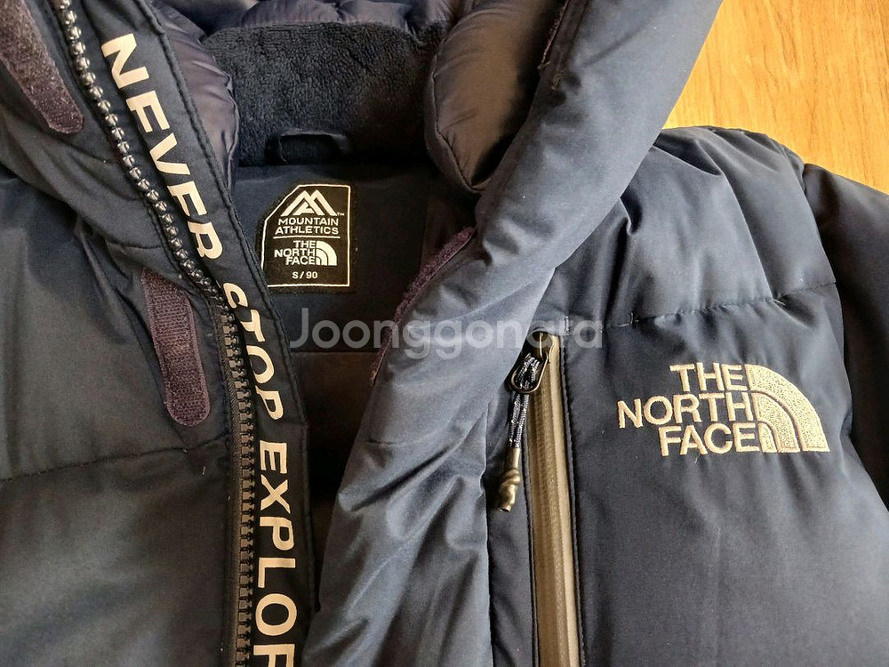 노스페이스(정품) 남성 NC1DI50B 익스플로링 다운 롱패딩 (네이비) (90~95슬림) (상태 최상급)--2