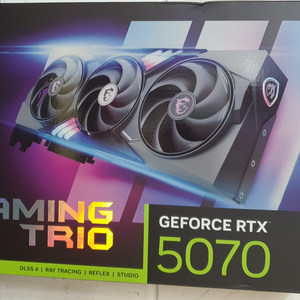 RTX 5070 OC Gaming Trio 그래픽카드 미개봉 새상품