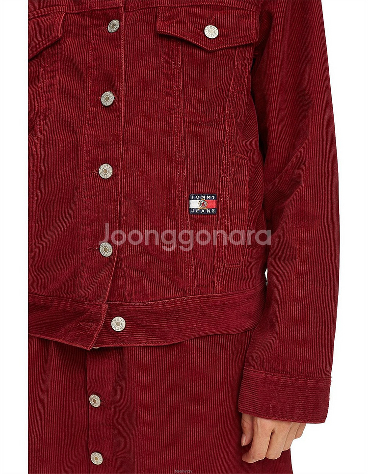 TOMMY HILFIGER Corduroy Crest Logo Jacket--1