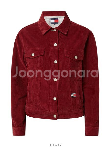 TOMMY HILFIGER Corduroy Crest Logo Jacket--5