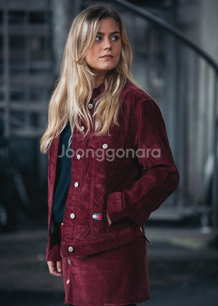 TOMMY HILFIGER Corduroy Crest Logo Jacket--6