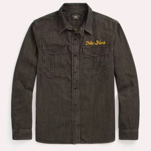 더블알엘 임브로이더 데님 워크셔츠 XL RRL