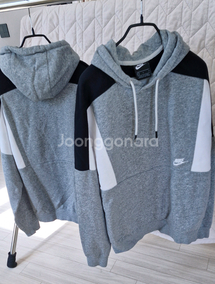 나이키 기모후드티 M 하고 L 2장--8