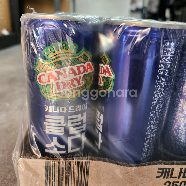 캐나다드라이 클럽소다 250ml 30캔--2