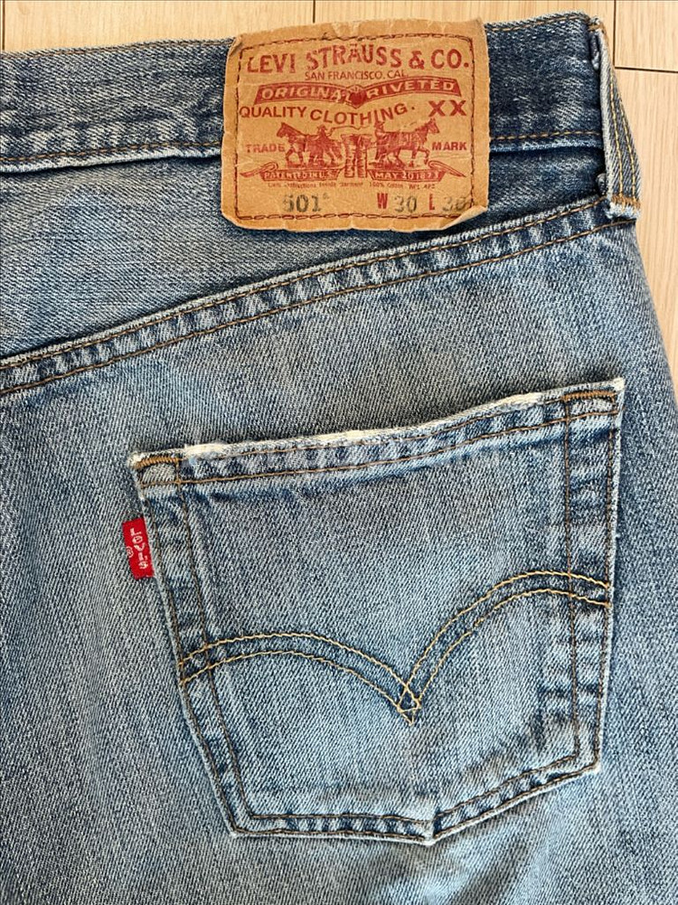리바이스 빈티지 00s 501 30x30 (실측 30x27)--2