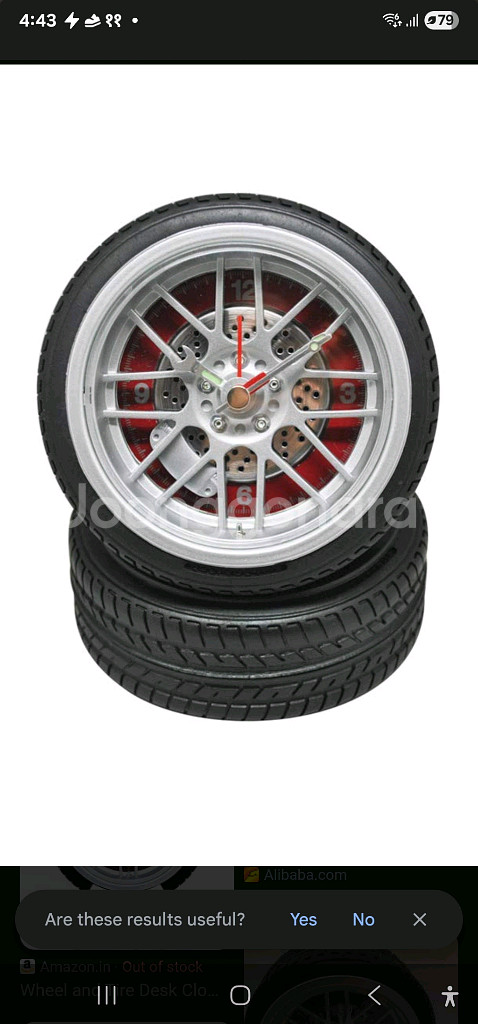 휠타이어 / 타이어 탁상시계--0