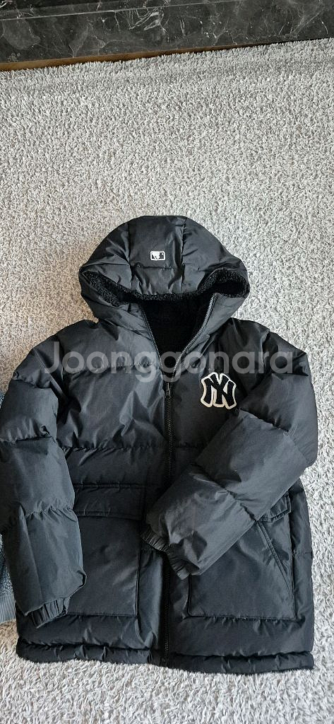 엠엘비키즈 구스패딩155사이즈 양면패딩 mlb키즈155 상하복세트 모두 묶음--1