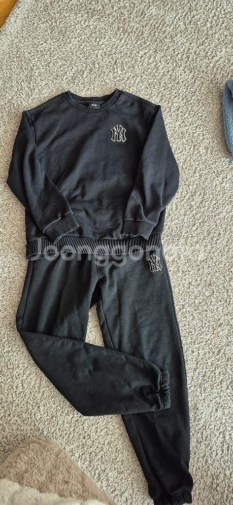 엠엘비키즈 구스패딩155사이즈 양면패딩 mlb키즈155 상하복세트 모두 묶음--7